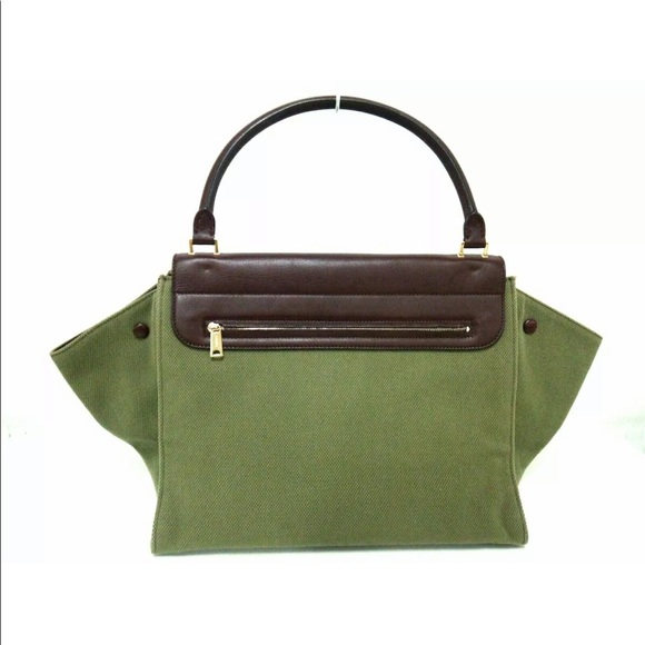 Auth Celine Trapeze large bag - Picture 3 of 4